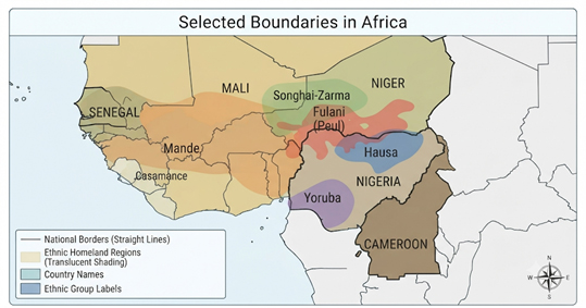 Selected Boundaries in Africa